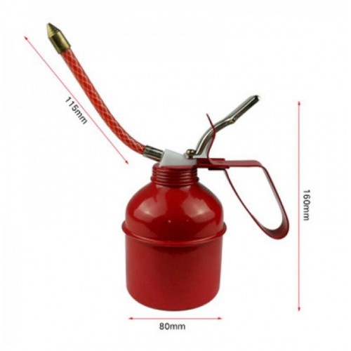 Manual Oil Can / American 500Cc Hose Machine Oil Pot Iron Oil Pot / Manual Oil Gun