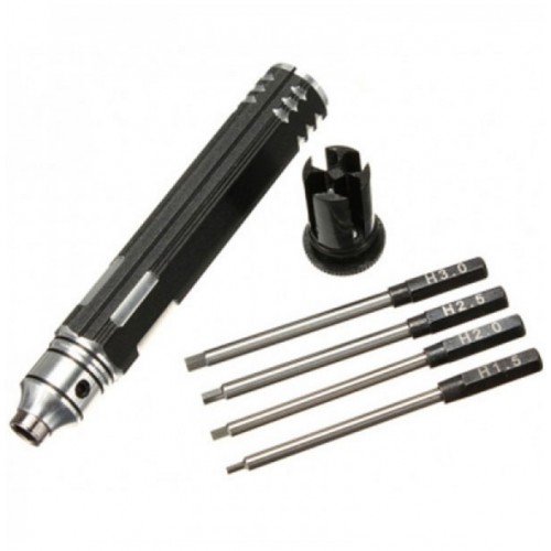 4-in-1 Hex Screwdriver Tools Set 1.5/2.0/2.5/3.0mm