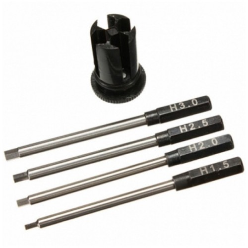 4-in-1 Hex Screwdriver Tools Set 1.5/2.0/2.5/3.0mm