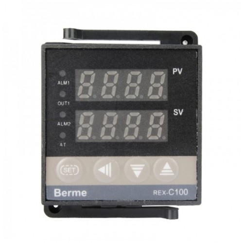 REX-C100 Digital PID Temperature Controller Kit K-Type Input Relay Output 220V