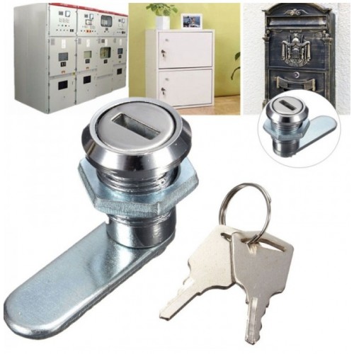 Cam Lock Desk Drawer Lock with 2 Keys