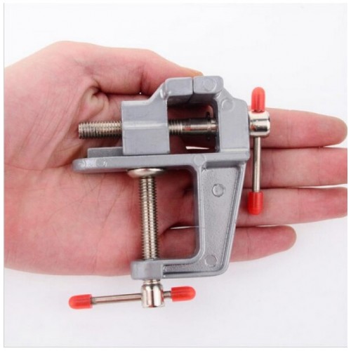 Mini Aluminum Alloy Table Bench Vise Clamp DIY Soldering Welding Hand Tool