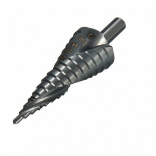 4-32mm Spiral Grooved Step Drill Bit Nitrogen Coated Step Drill