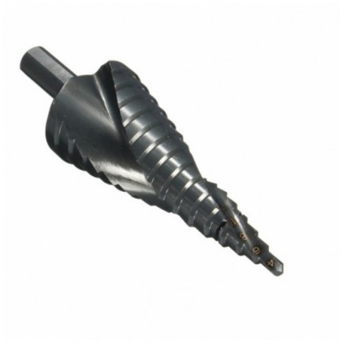 4-32mm Spiral Grooved Step Drill Bit Nitrogen Coated Step Drill