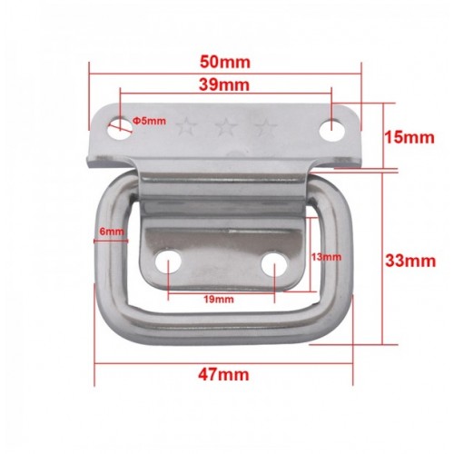 304 Stainless Steel Folding Pull Handle