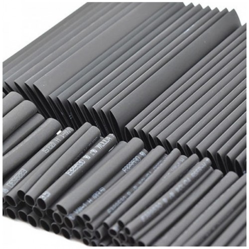 127pcs 2:1 Polyolefin Halogen Free Heat Shrink Tube Sleeving Set