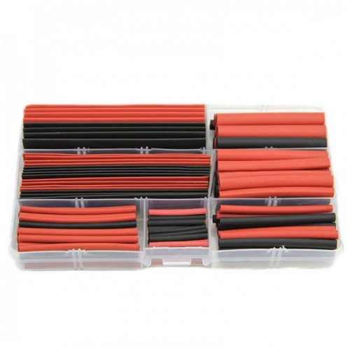 150pcs 2:1 Polyolefin Halogen Free Heat Shrink Tube Sleeving Set