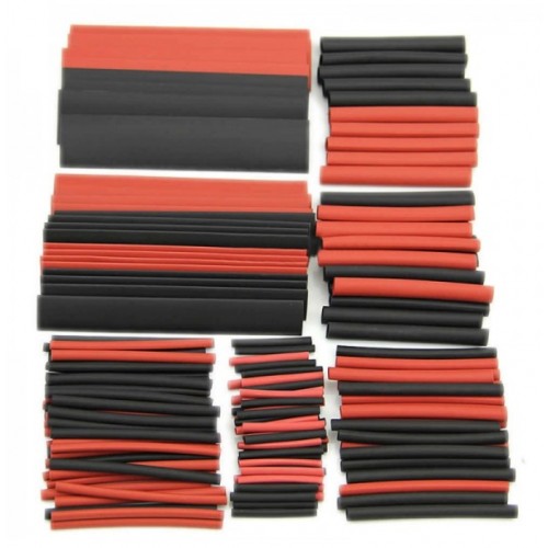 150pcs 2:1 Polyolefin Halogen Free Heat Shrink Tube Sleeving Set