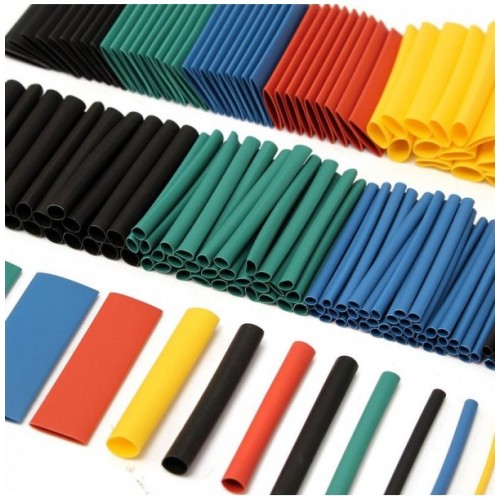 280pcs 2:1 Polyolefin Halogen Free Heat Shrink Tube Sleeving Set