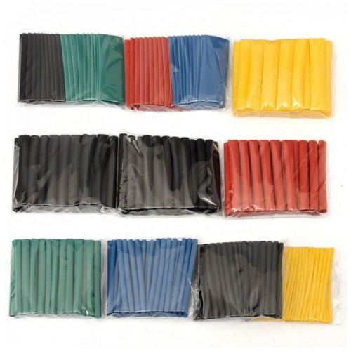 280pcs 2:1 Polyolefin Halogen Free Heat Shrink Tube Sleeving Set