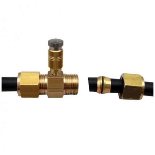 3/16 Inch Brass Spraying Nozzle Through Type Connector Gardening Irrigation Accessories