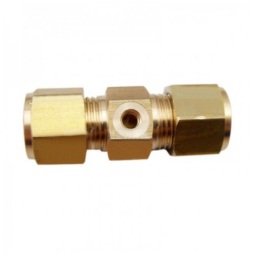 3/16 Inch Brass Spraying Nozzle Through Type Connector Gardening Irrigation Accessories