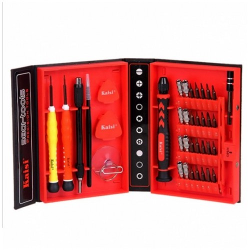 Kaisi KS-3801 38 in 1 Precision Screwdriver Set Kit Bits Chrome Vanadium Steel