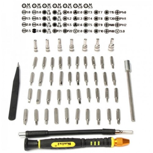 Kaisi 51-in-1 Opening Multifunction Screwdriver Repair Tools Kit