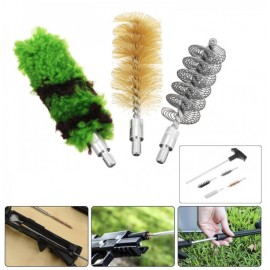 Three-Piece 12Ga Replacement Brush Clean Tube Brush 16Ga Tube Brush Shot Gun