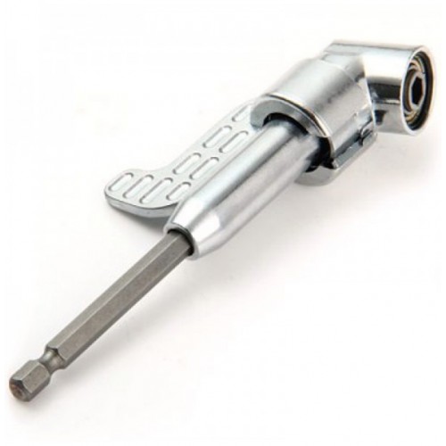 105-Degree Magnetic Angle Bit Multifunctional Screwdriver Silver