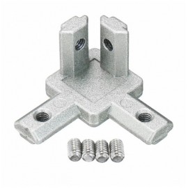 T Slot 3 Way 90 Degree Inside Corner Connector Joint Bracket for 3030 Series Aluminum Profile