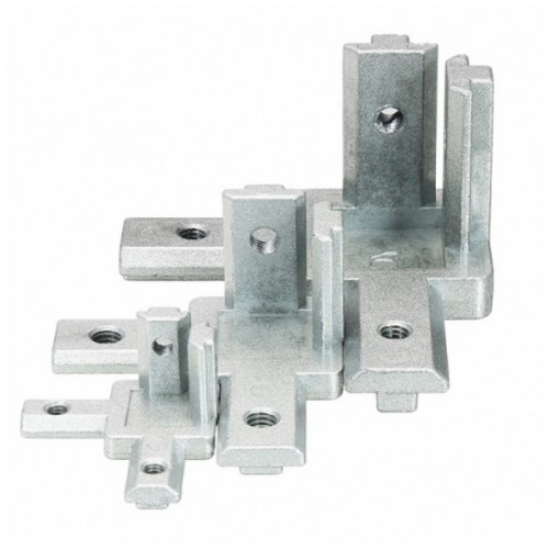 T Slot 3 Way 90 Degree Inside Corner Connector Joint Bracket for 3030 Series Aluminum Profile