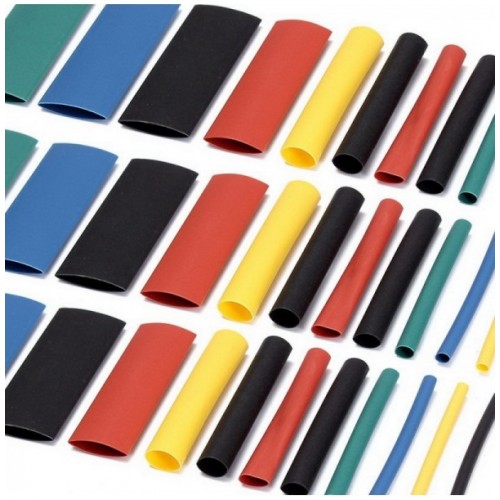 530pcs 21 Polyolefin Halogen-Free Heat Shrink Tube Sleeving Set