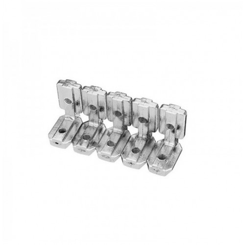 LJ40 5pcs T Slot L Shape Inside Corner Connector Joint Bracket